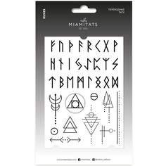 Наклейки MIAMITATS Переводные тату Runes