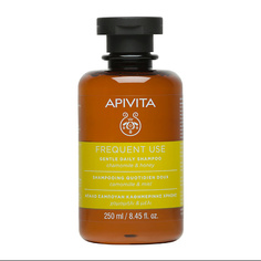 Шампунь для волос АПИВИТА Мягкий шампунь для частого использования с Ромашкой и Мёдом 250.0 Apivita