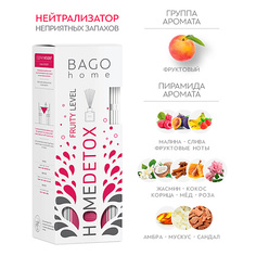 Аромадиффузор BAGO HOME Ароматический детокс диффузор "Фруктовый нейтрализатор запахов" 50