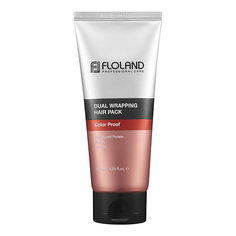 Маска для волос FLOLAND Восстанавливающая маска с протеинами для окрашенных волос Dual Wrapping HairPack Color Proof 120