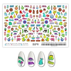 Слайдеры BPW.STYLE Гранд-слайдер Набор элементов pop art 1