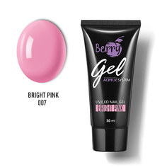 Базовое и верхнее покрытие для ногтей JESSNAIL Гель акриловый JN Berry Gel №004 "Light Pink" (св-розовый)