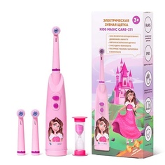 CLEARDENT Электрическая зубная щетка детская Kids Magic Care прицесса