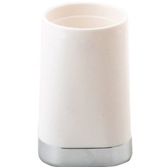 Аксессуары для ванной и туалета SWENSA Стакан GLOSS белый, полипропилен