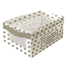 Хранение продуктов HAPPI DOME Коробка BONJOUR складная 18х27х15см с ручкой, полиэстер/ПВХ