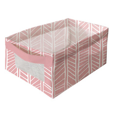 Хранение продуктов HAPPI DOME Коробка NATIVE складная 18х27х15см с ручкой, полиэстер/ПВХ