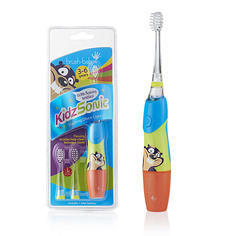 Электрическая зубная щетка BRUSH-BABY Зубная щетка звуковая KidzSonic, 3-6 лет