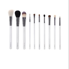 Набор кистей BMAKEUP Набор профессиональных кистей для макияжа Pro 10 White