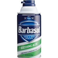 Пена для бритья BARBASOL Крем-пена для бритья смягчающая с экстрактом алоэ Soothing Aloe Shaving Cream 283