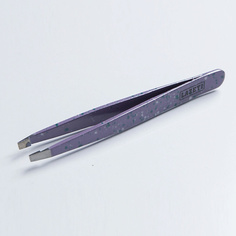 Аксессуары для макияжа LAZETI Пинцет для бровей LAZETI 855, скошенная кромка, 95 мм