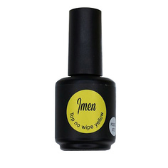 Верхнее покрытие для гель-лаков IMEN Топ Красный Top no wipe Red