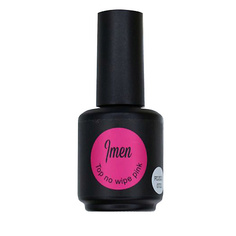 Верхнее покрытие для гель-лаков IMEN Топ Красный Top no wipe Red