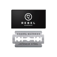 Кассета для станка REBEL Классические двусторонние лезвия REBEL BARBER Double Edge Blades Rebel®