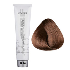 Краска для волос PROFESSIONAL BY FAMA Ухаживающая краска для волос без оксида Molecolar 6.14