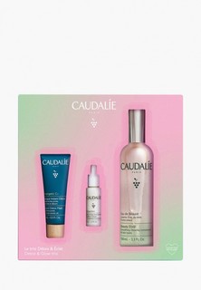 Набор для ухода за лицом Caudalie Для сужения пор (Вода для красоты лица 100 мл, Сыворотка-сияние п/пигментных пятен 10 мл, Детокс-маска 15 мл)