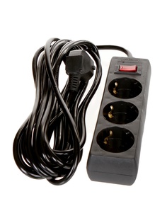 Сетевой фильтр ExeGate SP-3-5B 3 Sockets 5m Black EX221182RUS