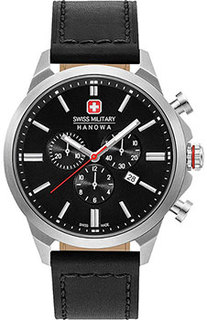 Швейцарские наручные мужские часы Swiss military hanowa 06-4332.04.007. Коллекция Chrono Classic II
