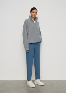 Брюки с заниженной талией NICEONE [Синий, L]