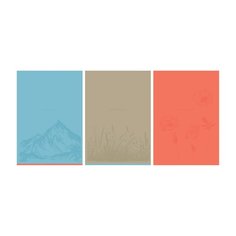 Тетрадь BG Monocolor. Serenity, в клетку, 96 листов, А4, в ассортименте