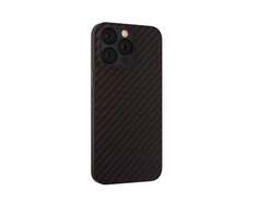 Чехол Devia Ultra-Thin Carbon Fiber Texture Magnetic Case для iPhone 14 Pro Max - Wine Red
