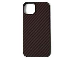 Чехол Devia Ultra-Thin Carbon Fiber Texture Magnetic Case для iPhone 14 - Wine Red