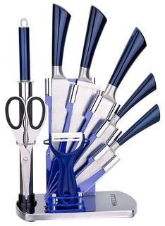 Набор ножей Kelli KL-2107 (9 предметов)