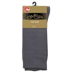 Носки для мужчин, 80% хлопок, Omsa, Classic, серые, р. 45-47, 203