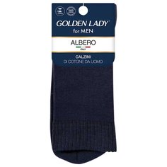 Носки для мужчин, хлопок, Golden Lady, Albero, темно-синие, р. 45-47
