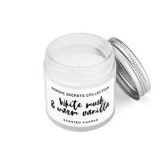 Ароматы для дома и аксессуары ЛЭТУАЛЬ Ароматизированная свеча «White Musk & Warm Vanilla» NORDIC SECRETS COLLECTION Л'Этуаль
