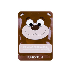 Уход за лицом ЛЭТУАЛЬ Укрепляющая маска для лица "Медведь" Funky Fun Л'Этуаль