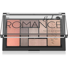 BELL Палетка для макияжа лица и глаз BAD ROMANCE FACE & EYE PALETTE хайлайтер, румяна, скульптор и тени для век