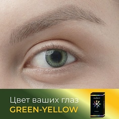 Контактные линзы OKVISION Цветные контактные линзы OKVision Fusion color Green/Yellow на 3 м