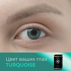 Контактные линзы OKVISION Цветные контактные линзы OKVision Fusion color Turquoise на 3 месяца