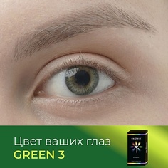 Контактные линзы OKVISION Цветные контактные линзы OKVision Fusion color Green 3 на 3 месяца