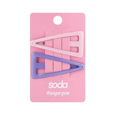 Аксессуары для волос SODA Заколки для волос PINK AND PURPLE #sugargem So.Da