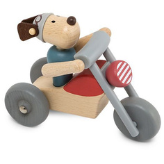 Мягкая игрушка LUKNO Мотоцикл с гонщиком