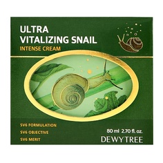Уход за кожей лица DEWYTREE Крем для лица ULTRA VITALIZING интенсивный с экстрактом секрета улитки 80