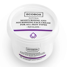 Уход за лицом ECOBOX крем для лица moisturizing and nourishing face cream for all skin types 120