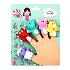 Мягкая игрушка MISS PINKY Пальчиковый театр
