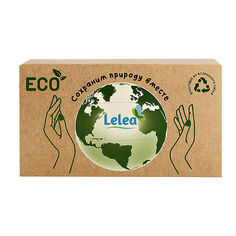 Салфетки для уборки LELEA Салфетки бумажные ECO 2-х слойные 100