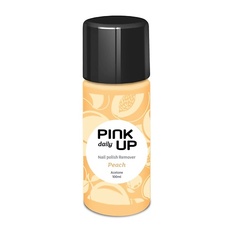 PINK UP Жидкость для снятия лака DAILY с ацетоном Персик 100