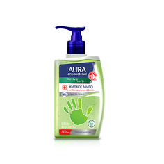 Средства для душа AURA Antibacterial Жидкое мыло с антибактериальным эффектом Active Herb Чайное дерево 500