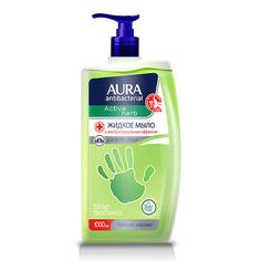 Средства для душа AURA Antibacterial Жидкое мыло с антибактериальным эффектом Active Herb Чайное дерево 1000