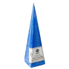 Свеча декоративная SAULES FABRIKA Свеча Пирамида Синяя