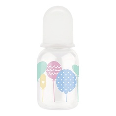 Бутылочка для детей LUBBY Бутылочка с силиконовой соской и нестираемой мерной шкалой от 0 месяцев