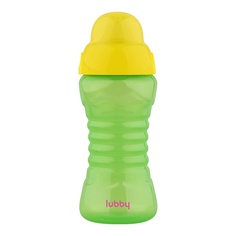 Бутылочка для детей LUBBY Поильник-непроливайка с мягким носиком, от 6 месяцев
