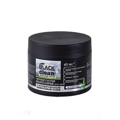 Скраб для тела ВИТЭКС BLACK CLEAN мыло-скраб для тела черное густое 300 Viteks