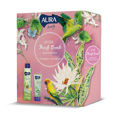 Набор средств для ванной и душа AURA BEAUTY Подарочный набор Fresh Bomb