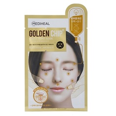 MEDIHEAL Маска для лица CIRCLE POINT MASK GOLDEN CHIP для сияния кожи с массажным эффектом 25