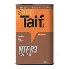 Масла для четырехтактных двигателей синтетические масло моторное TAIF Vite C3 5W-30 1л